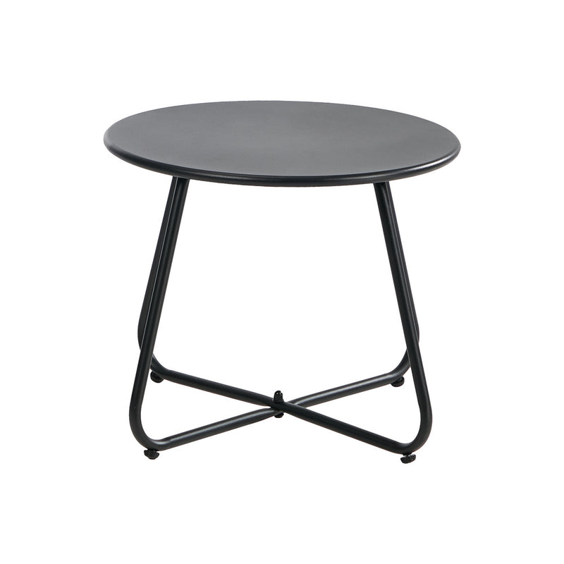 Livsip 3 Pieces Outdoor Patio Set Rocking Chair Table Lounge Grey