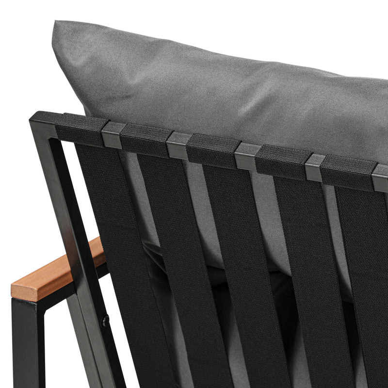 Livsip 3PCS Outdoor Set Armchairs&Table with Cushions