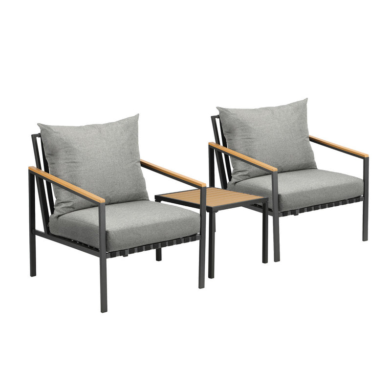 Livsip Outdoor Set Chairs&Table Patio Furniture 3PCS
