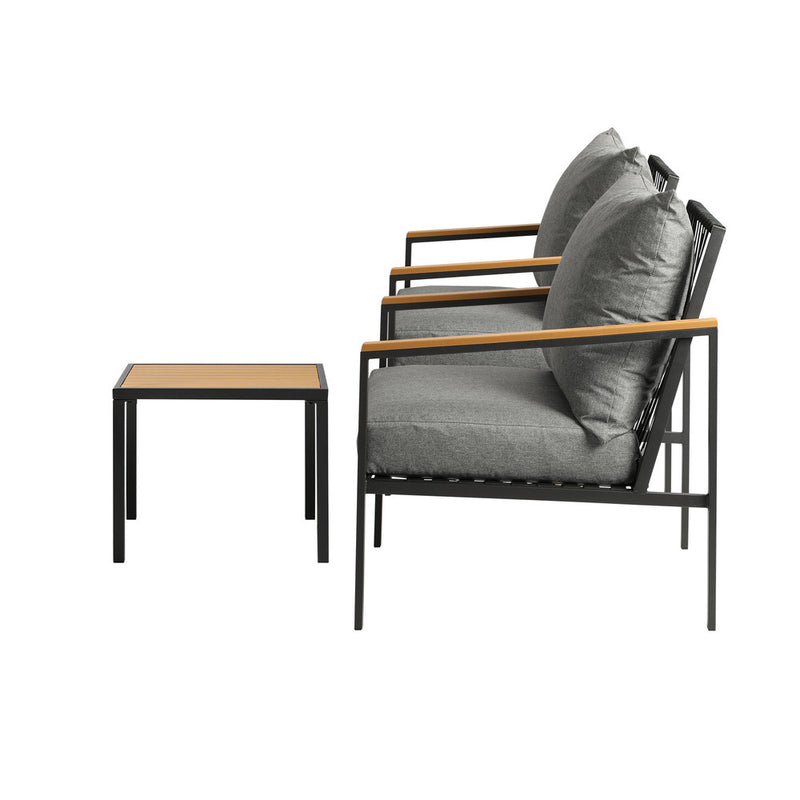 Livsip Outdoor Set Chairs&Table Patio Furniture 3PCS