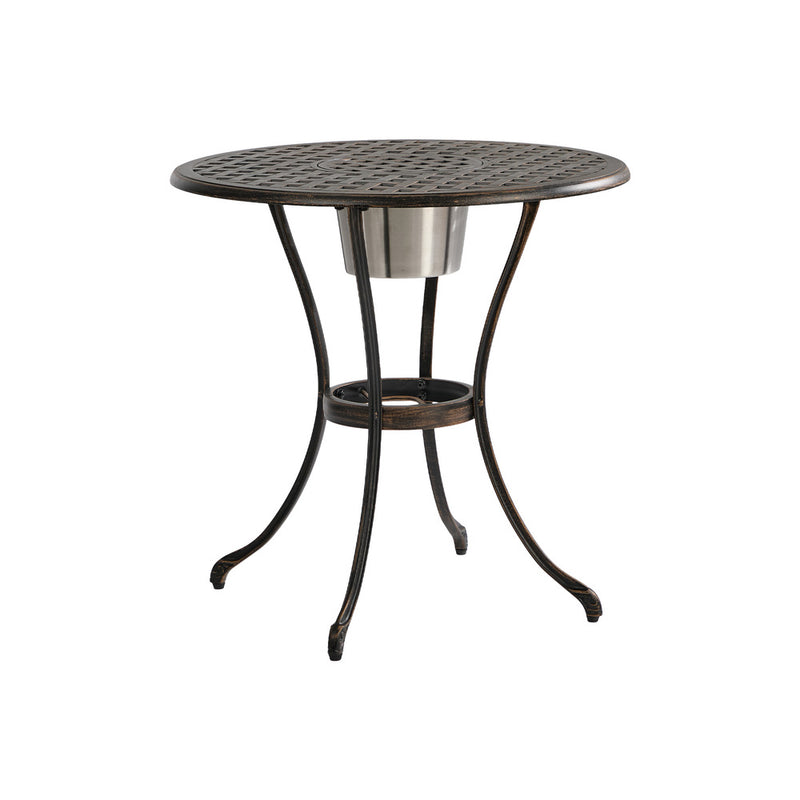 Livsip 3 Pieces Outdoor Patio Table Chairs Set Cast Aluminium