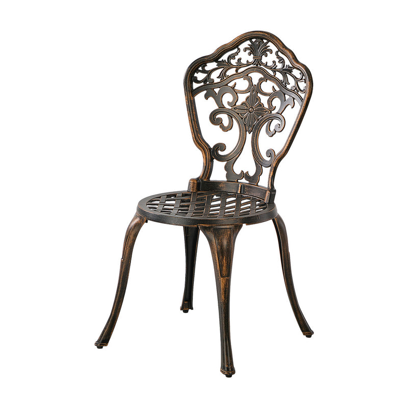 Livsip 3 Piece Outdoor Patio Set Garden Furniture Bronze