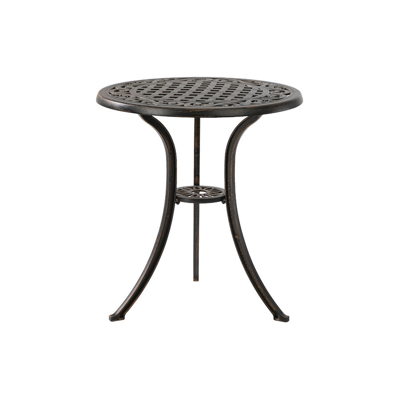Livsip 3 Piece Outdoor Patio Set Garden Furniture Bronze