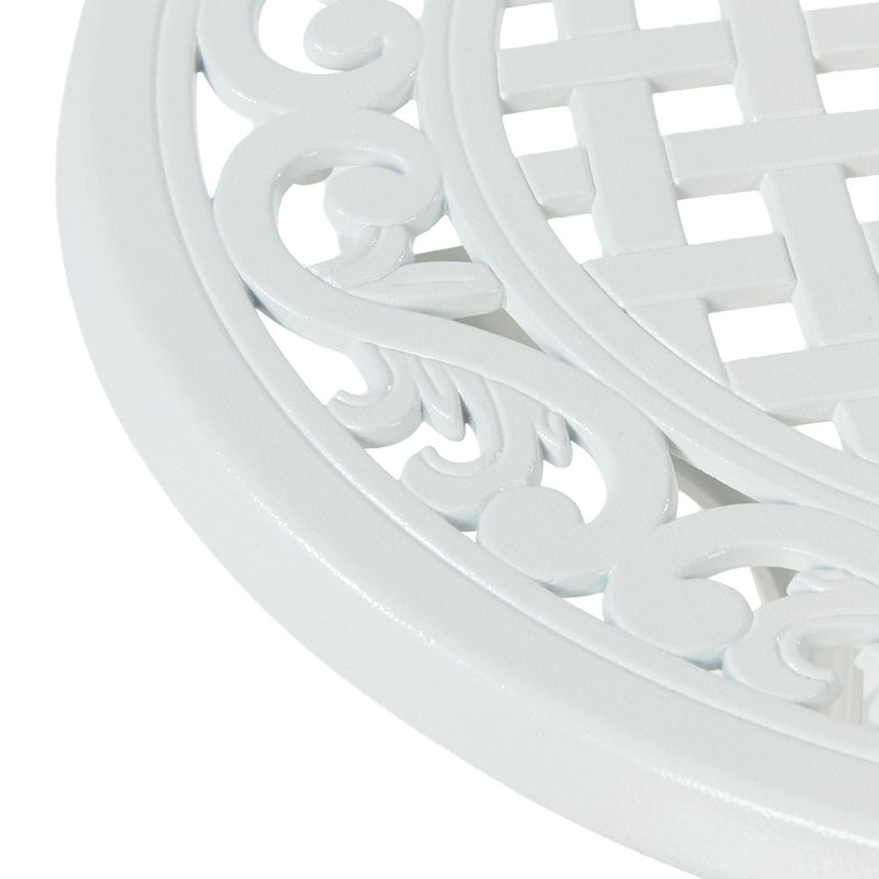 Livsip 3 Piece Outdoor Patio Set Garden Furniture White