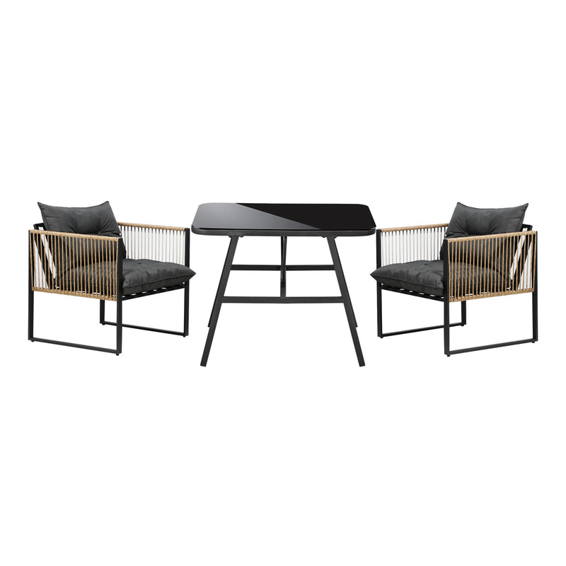Livsip Outdoor Dining Set Patio Table Chairs Set