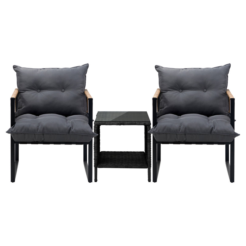 Livsip 2 Seater Outdoor Patio Lounge Setting