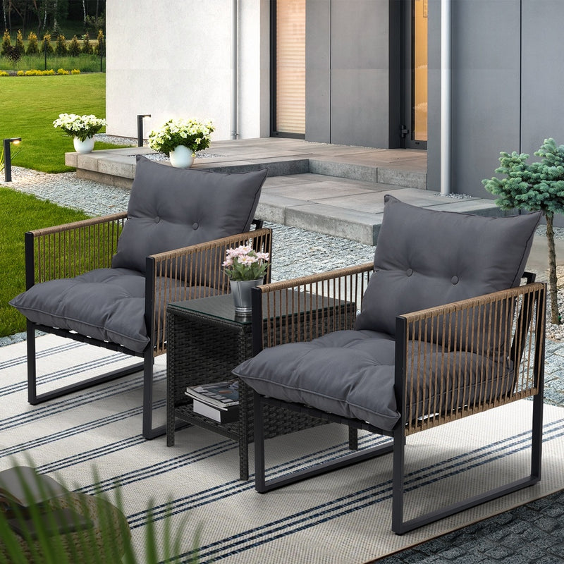 Livsip 2 Seater Outdoor Patio Lounge Setting