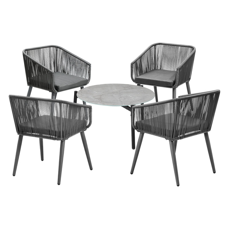 Livsip 5pc Outdoor Patio Set Lounge Furniture Setting