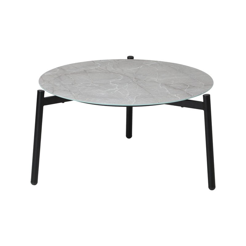 Livsip Outdoor Coffee Side Marble Table Desk 50cm Grey