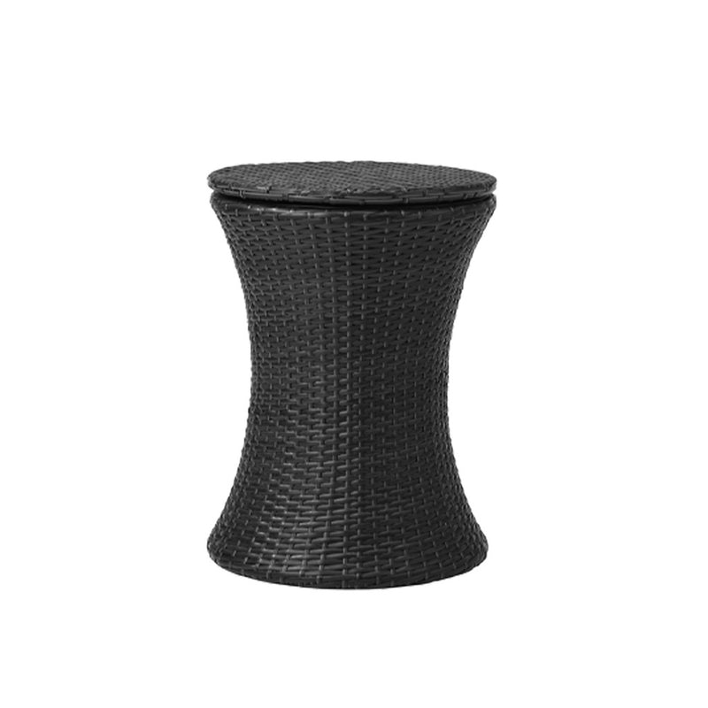 Livsip Outdoor Patio Set Ice Bucket Black Adjustable Table Sofa Set 3pcs