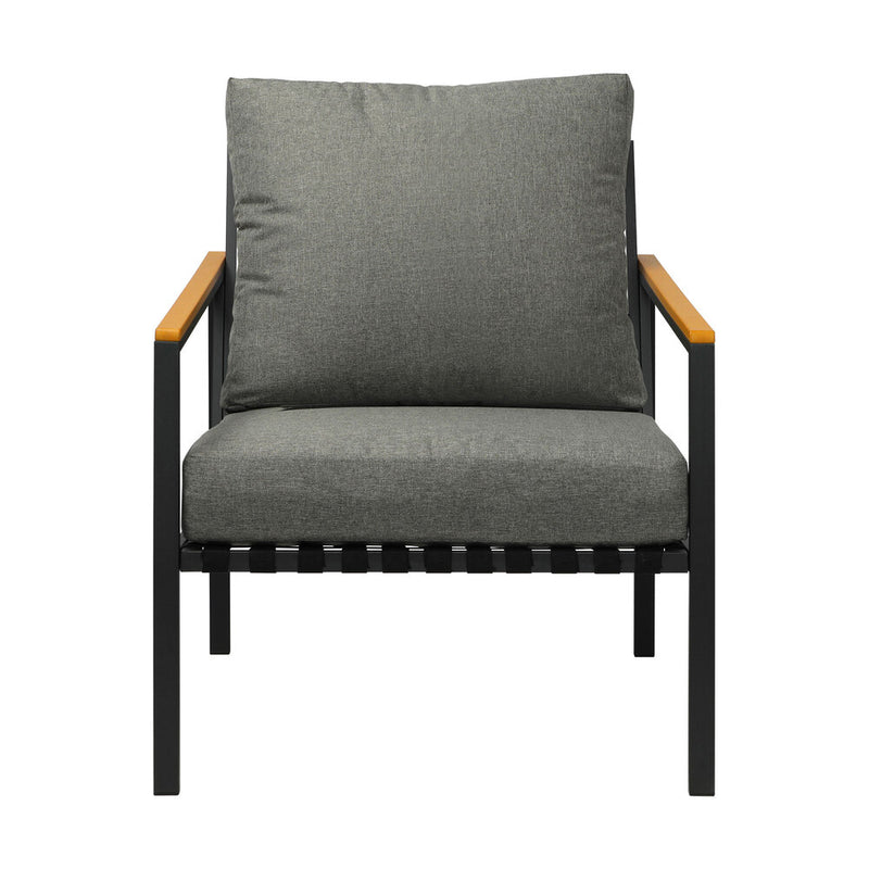 Livsip Outdoor Chair Patio Armchair with Cushions 2PCS
