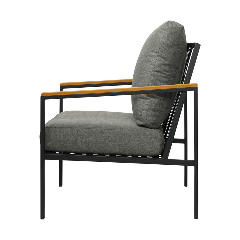 Livsip Outdoor Chair Patio Armchair with Cushions 2PCS