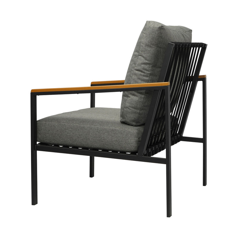 Livsip Outdoor Chair Patio Armchair with Cushions 2PCS