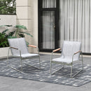 Livsip 2PCS Outdoor Patio Armchair Textilene