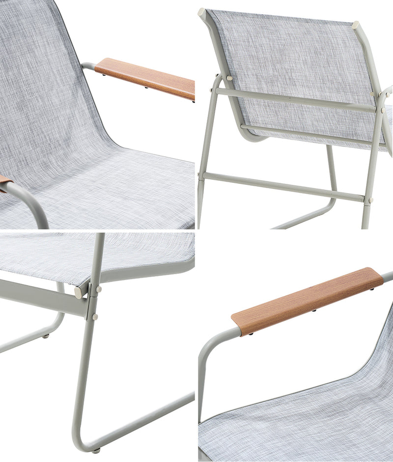 Livsip 2PCS Outdoor Patio Armchair Textilene
