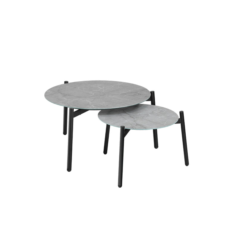 Livsip 4 Seater Outdoor Lounge Set Patio Set Grey Table
