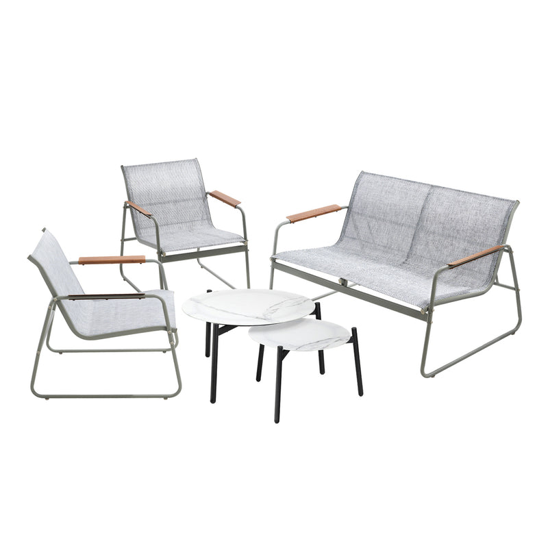 Livsip 4 Seater Outdoor Lounge Set Patio Coffee Table Set