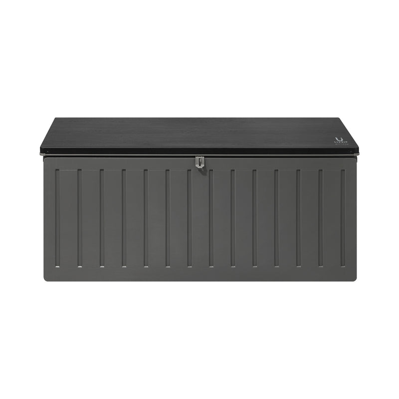 Livsip Outdoor Storage Box Bench 490L Black&Grey
