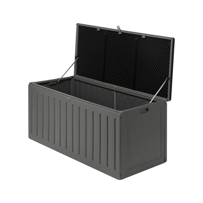 Livsip Outdoor Storage Box Bench 490L Black&Grey