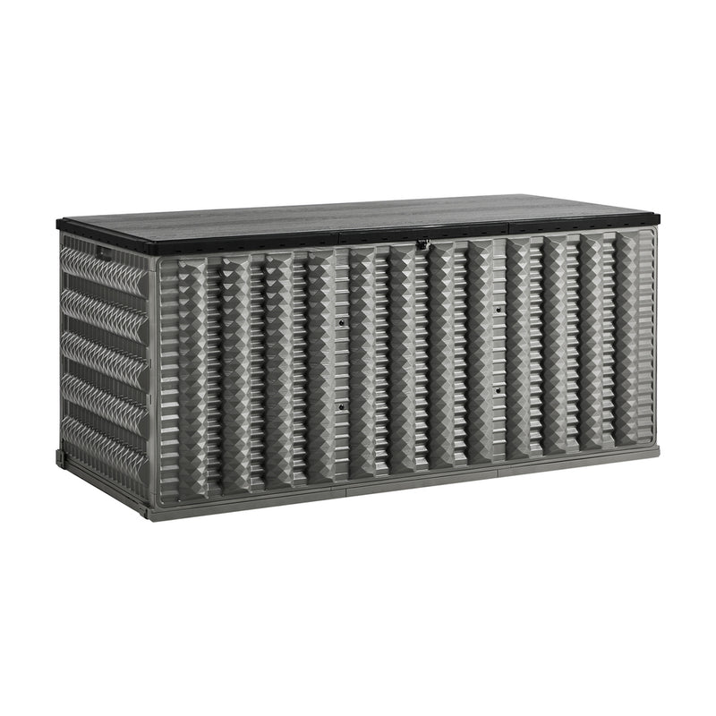 Livsip Outdoor Storage Box 490L Foldable Garden Container Grey