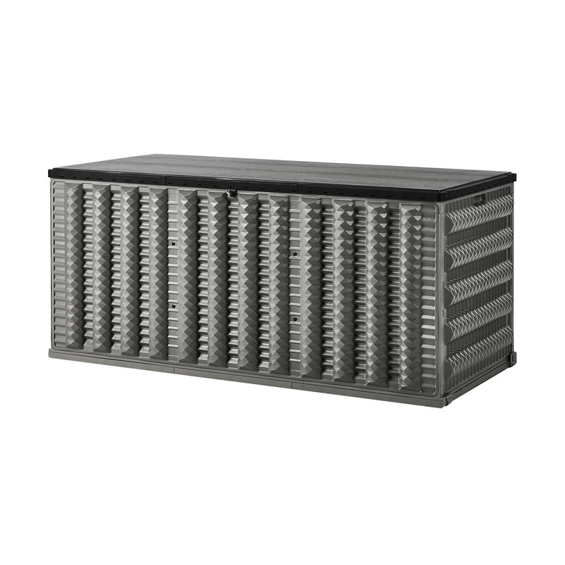 Livsip Outdoor Storage Box 680L Foldable Garden Container Grey