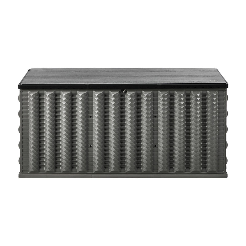 Livsip Outdoor Storage Box 680L Foldable Garden Container Grey
