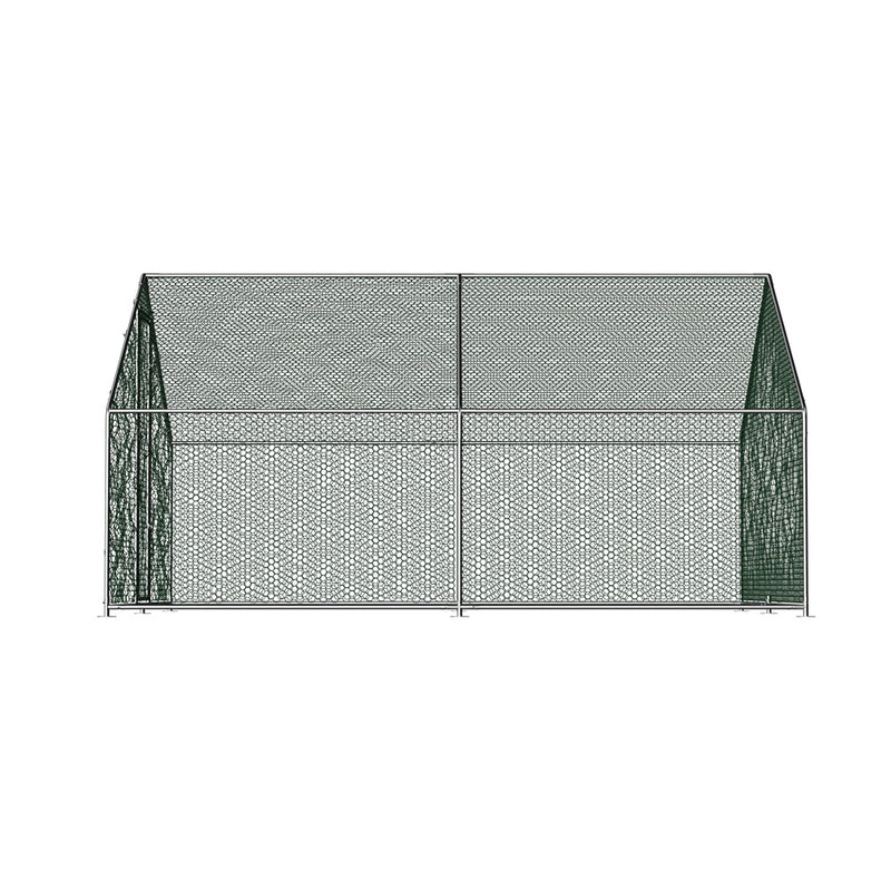 i.Pet Chicken Coop Cage 3x4x2m Galvanised Steel