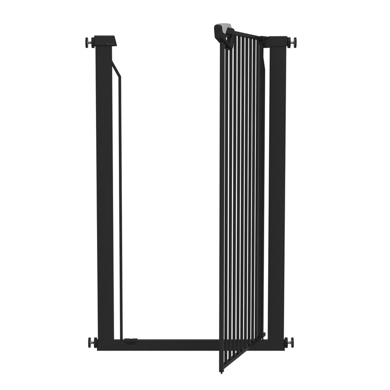 Alopet 120cm Retractable Safety Gate Pet Fence Guard Door Black