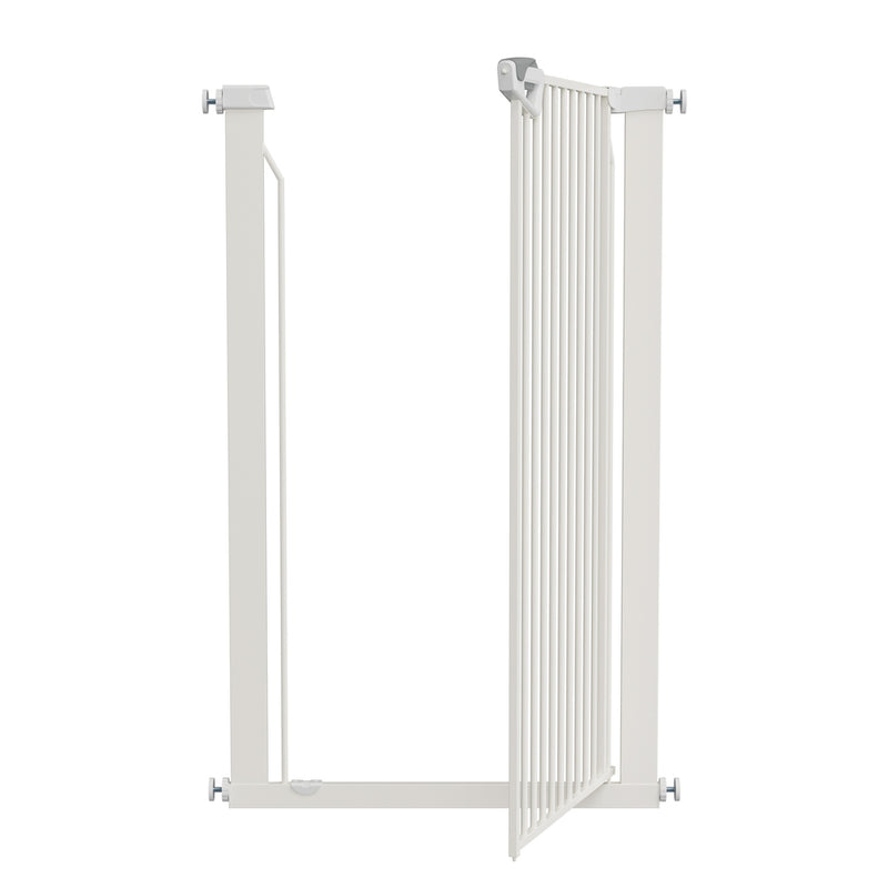 Alopet 120cm Retractable Safety Gate Pet Fence Guard Door White