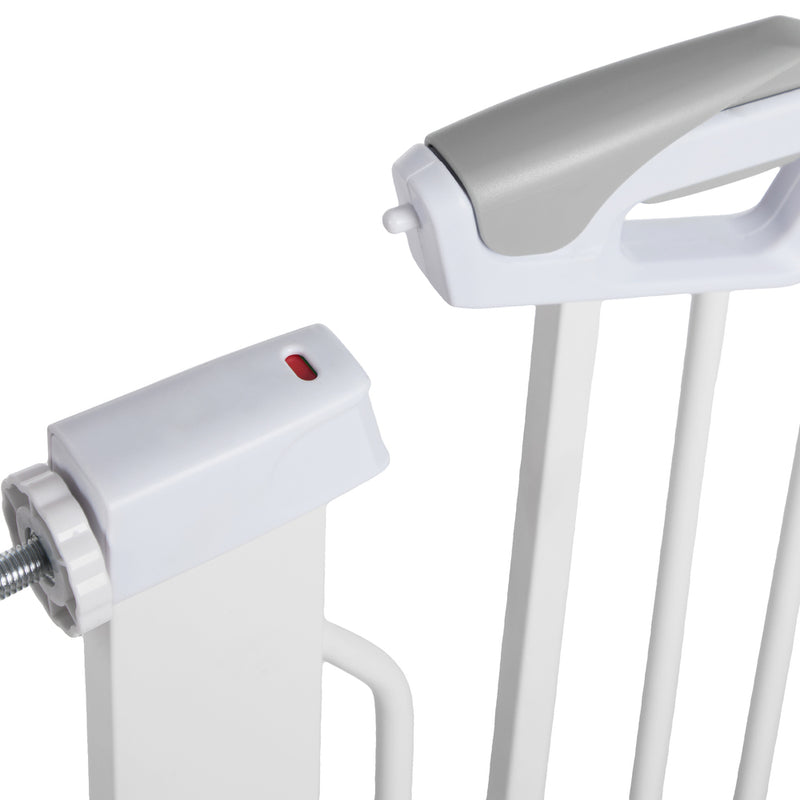 Alopet 120cm Retractable Safety Gate Pet Fence Guard Door White