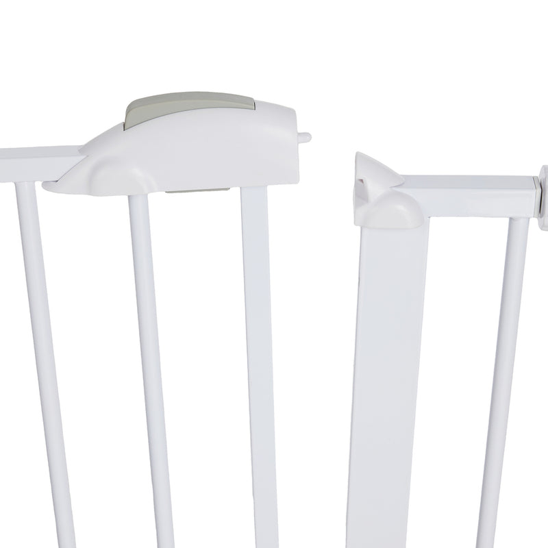 Alopet 78cm Retractable Safety Gate Pet Dog Cat Fence Guard Door White