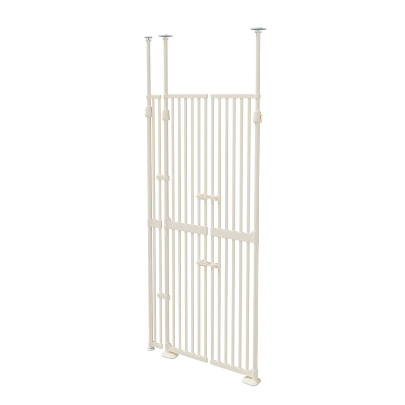 Alopet 190cm-264cm Retractable Gate Pet Dog Cat Extra Tall Fence White