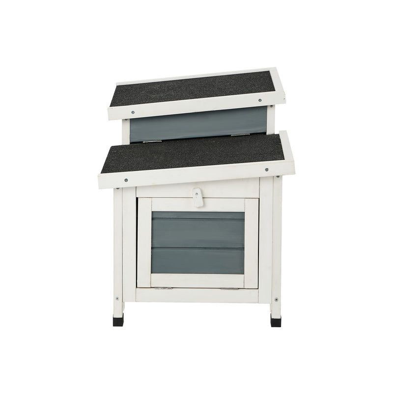 Alopet Outdoor Rabbit Cat Hutch Wooden Coop House Enclosure