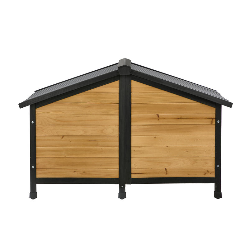 Alopet Dog Kennel Outdoor Indoor Pet House Wooden Puppy Cabin Kennels