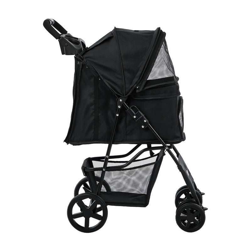 Alopet Pet Stroller Pram Carrier Cage Pushchair Foldable