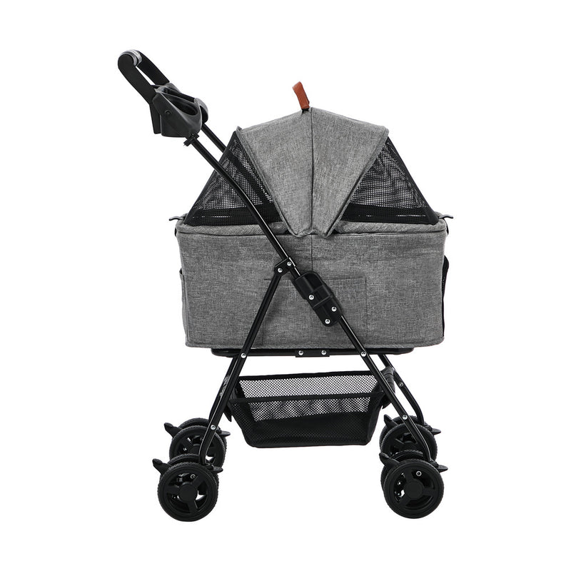 Alopet Pet Stroller Pram Removable Carrier Pushchair Foldable