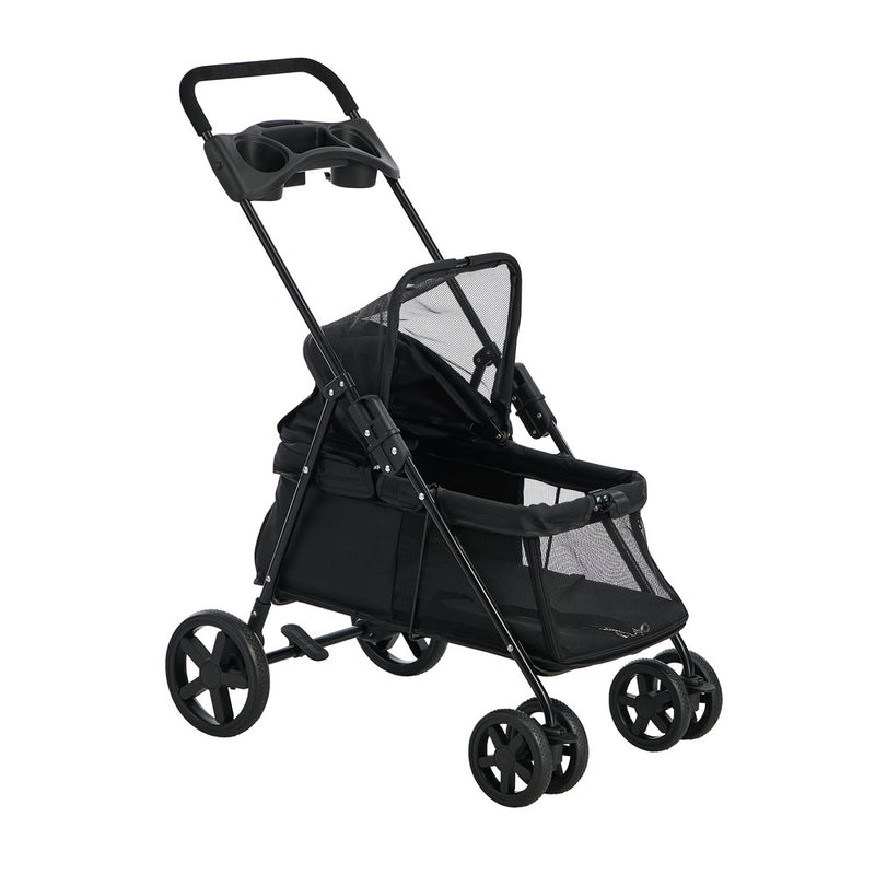 Alopet Pet Stroller Travel Foldable Lockable Wheels