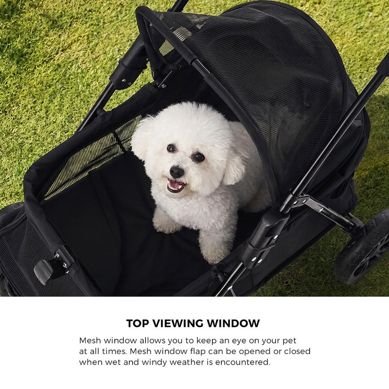 Alopet Pet Stroller Travel Foldable Lockable Wheels