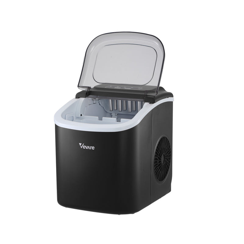 Vevare Portable Ice Maker Machine Ice Cube Tray 12kg Black
