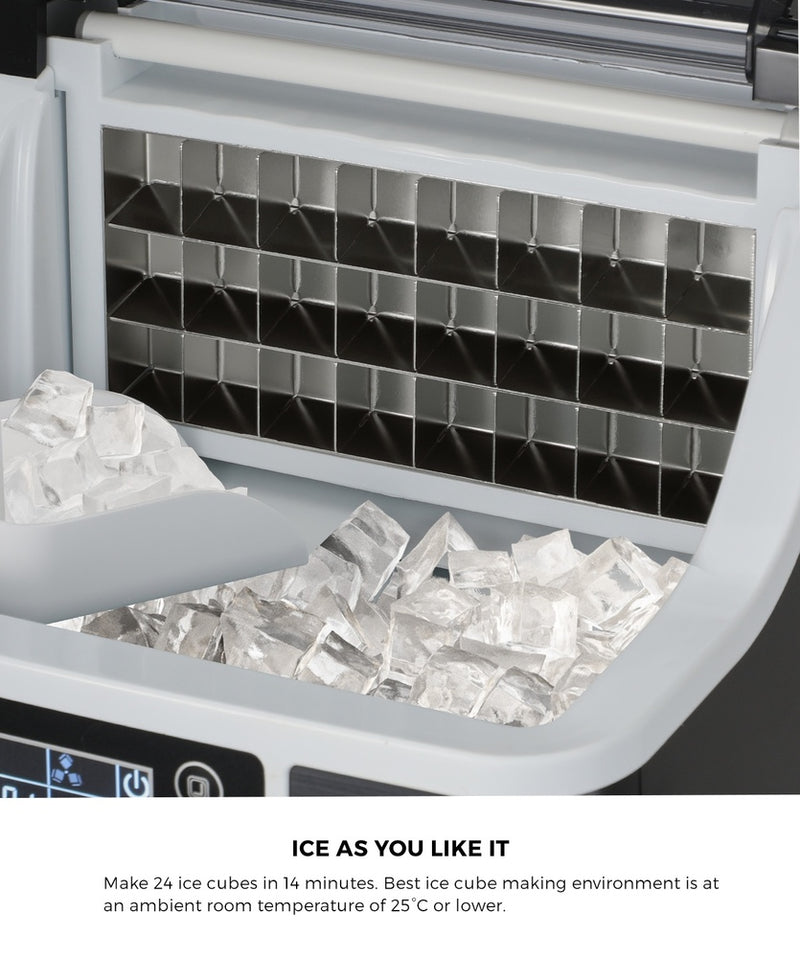 Vevare 3.2L Portable Ice Maker with Ice Cube Scoop Stainless
