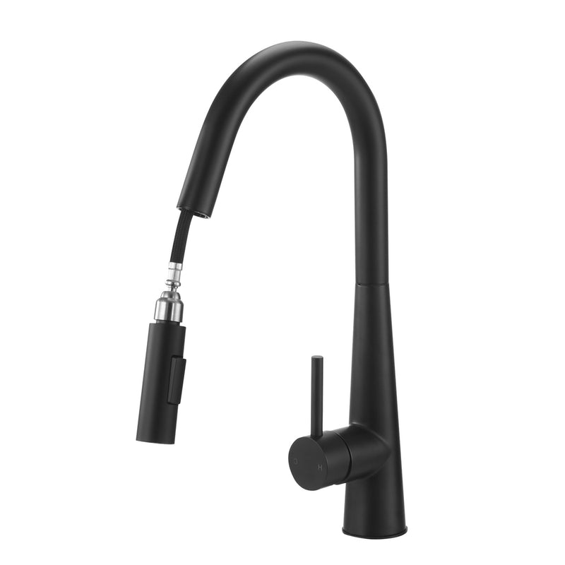 Welba Kitchen Mixer Tap Pull Out Faucet 2-Mode Swivel Black