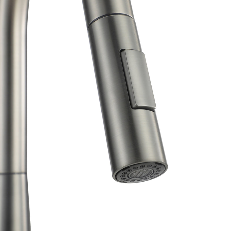 Welba Kitchen Mixer Tap Pull Out Faucet 2-Mode Swivel Grey