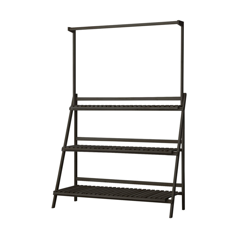Livsip 3 Tier Plant Stand Flower Pot Shelf Wooden Black