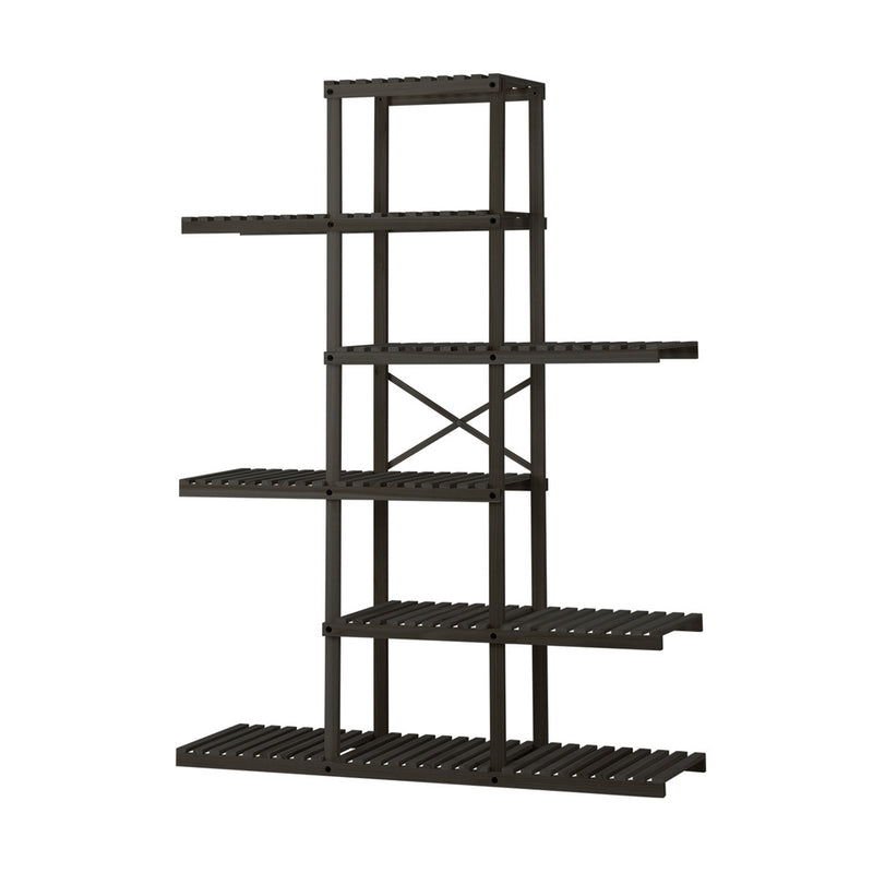 Livsip Plant Stand 6 Tiers Flower Pots Rack Black