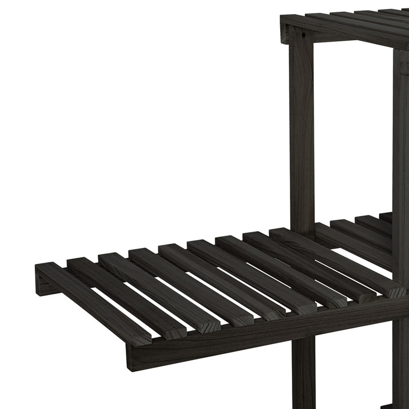 Livsip Plant Stand 6 Tiers Flower Pots Rack Black