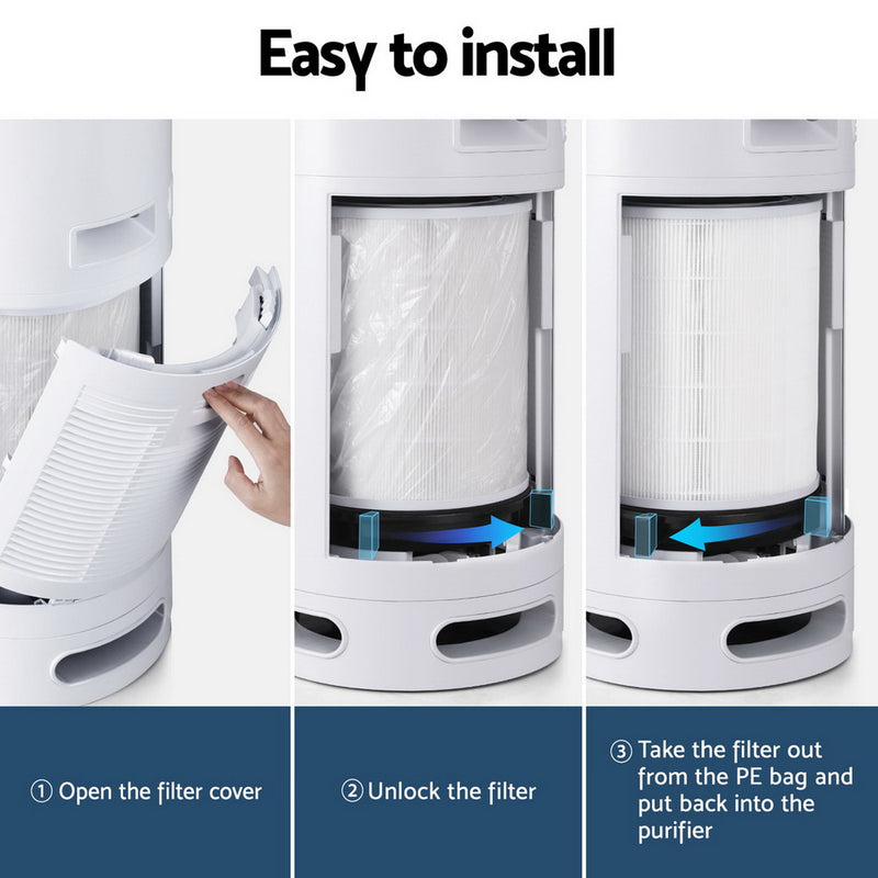 Devanti Air Purifier 4 Layers HEPA Replacement Filter