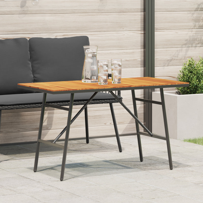 vidaXL Dining Table Brown 110 x 55 x 62 cm Solid Acacia Wood