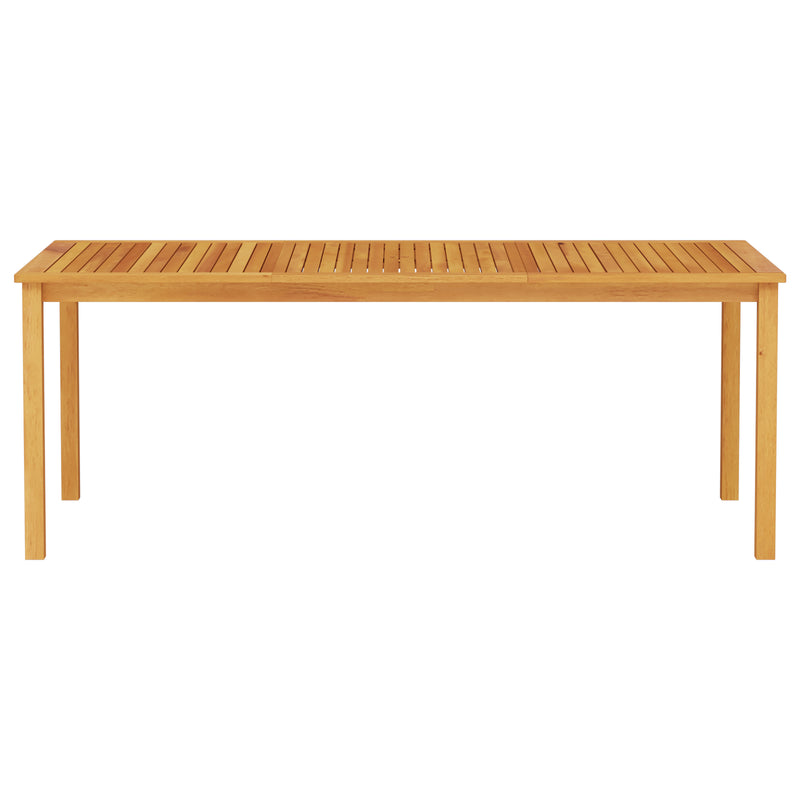 vidaXL Garden Dining Set 7 pcs Brown Solid acacia wood