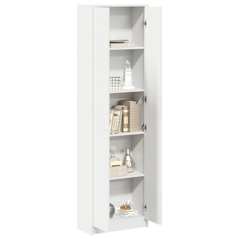 vidaXL Wardrobe with Shelf White 55 x 25 x 189 cm Engineered wood