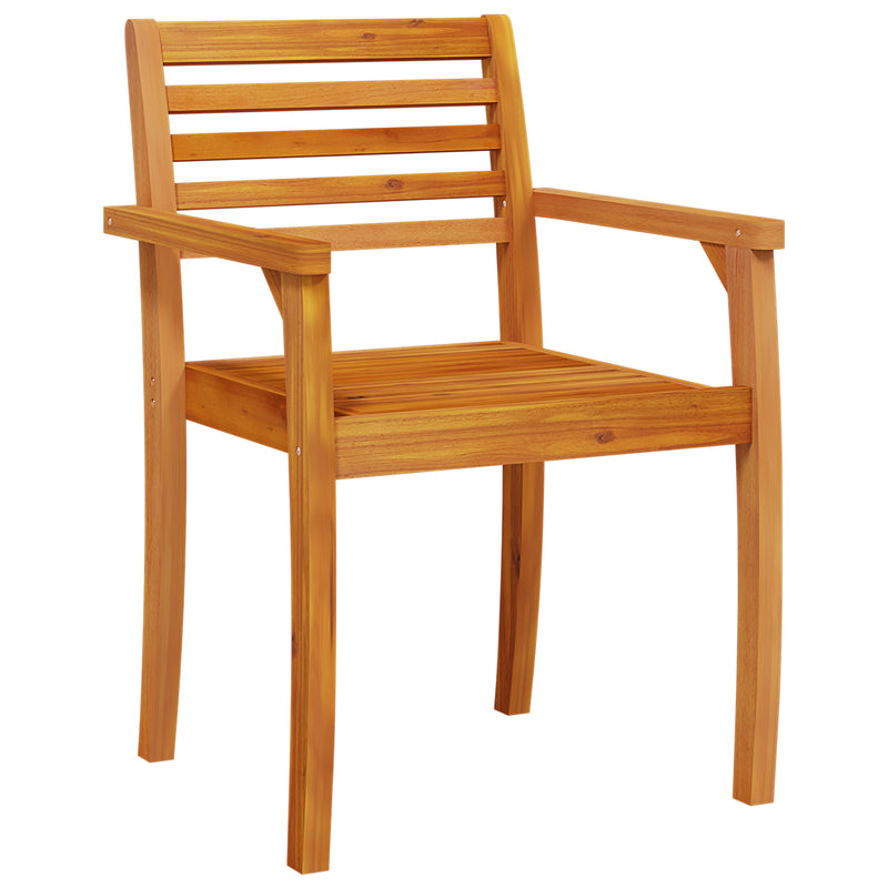 vidaXL Garden Dining Set 5 pcs Brown Solid Acacia Wood